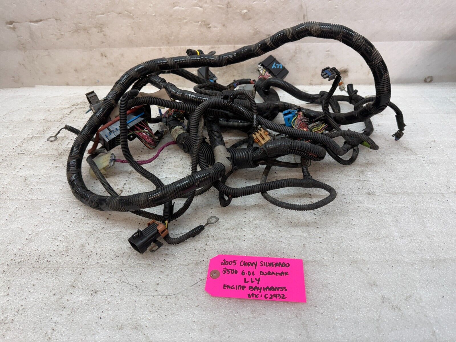 05 Chevrolet GMC 2500HD 3500HD DURAMAX 6.6 LLY DIESEL ENGINE WIRING LOOM HARNESS
