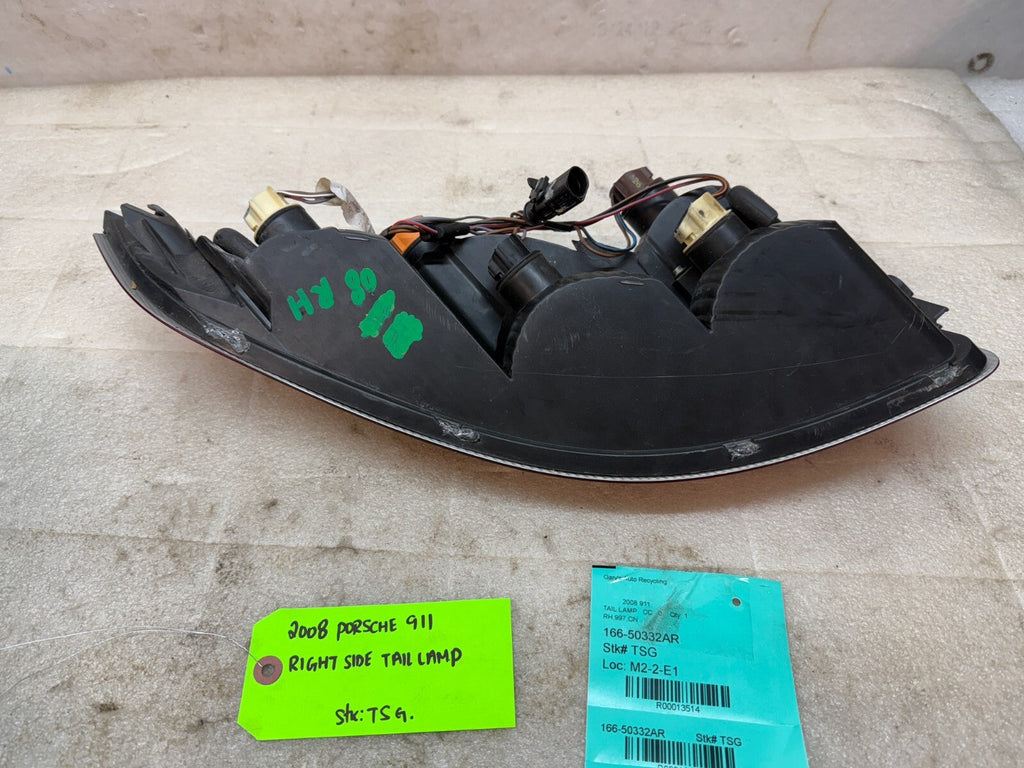05 06 07 08 Porsche 997 997.1 OEM RIGHT REAR TAILLIGHT TAIL LIGHT