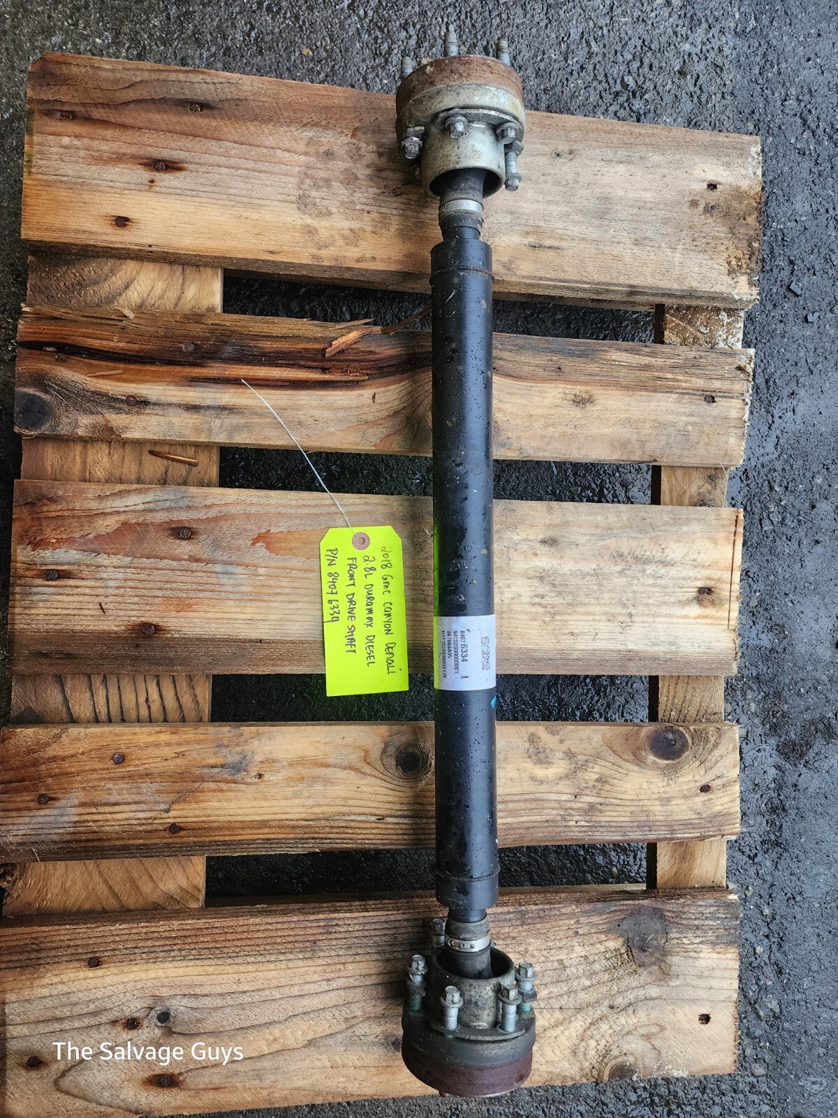 18 GMC CANYON COLORADO 2.8 DURAMAX FRONT DRIVE PROP SHAFT 84076334 70K 15-19