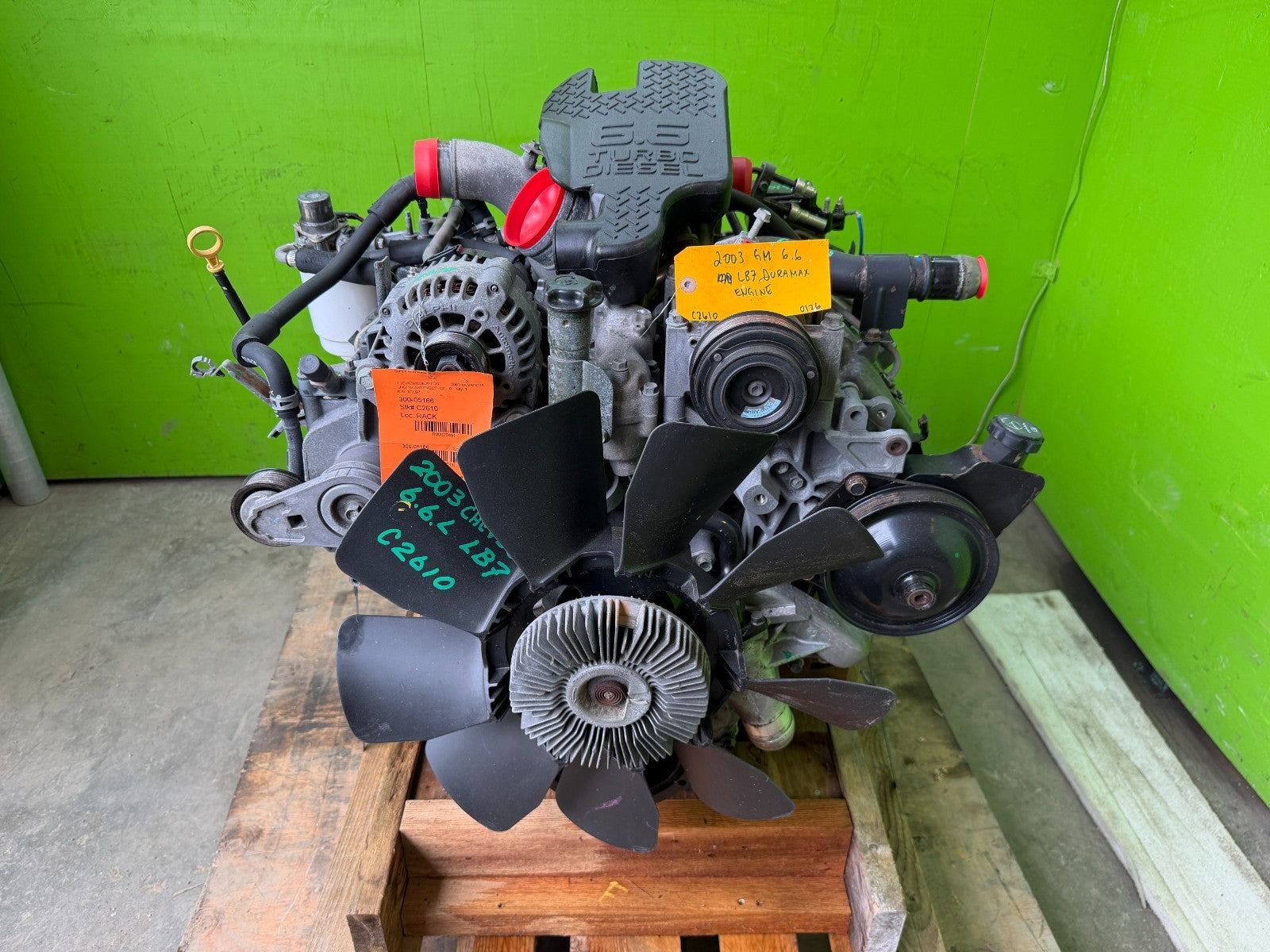 01-04 CHEVROLET GMC 2500 3500 6.6 LB7 DURAMAX DIESEL ENGINE MOTOR NO CORE!!