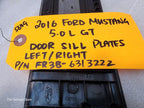 2016 FORD MUSTANG 5.0 GT OEM ILLUMINATED DOOR SILL TRIM LEFT RIGHT 15 16 17