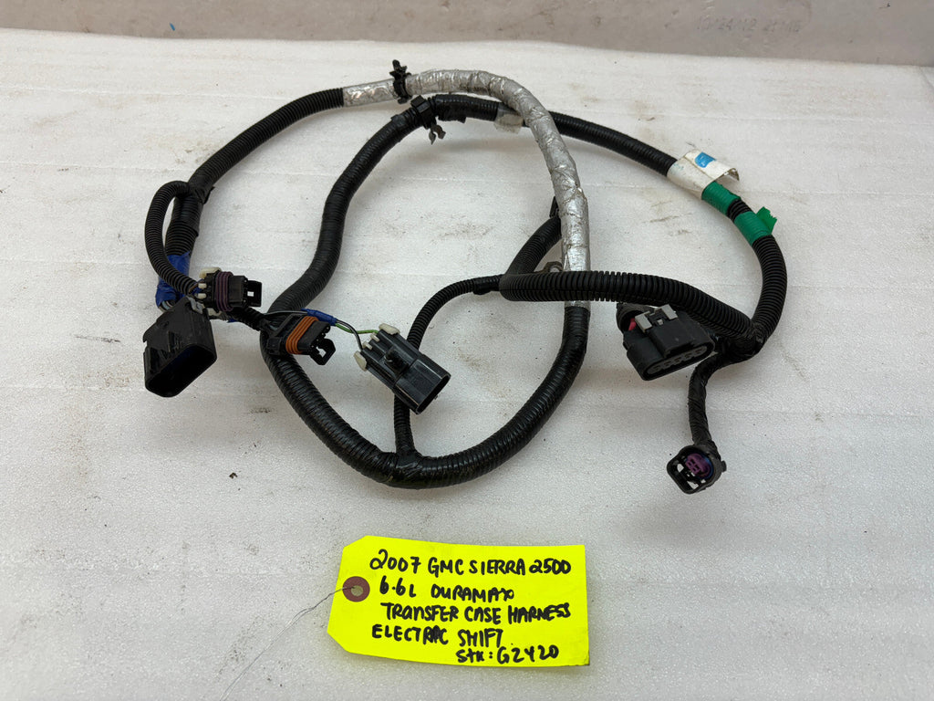 06 07 Chevrolet GMC 3500HD DURAMAX ELECTRIC SHIFT TRANSFER CASE WIRING HARNESS