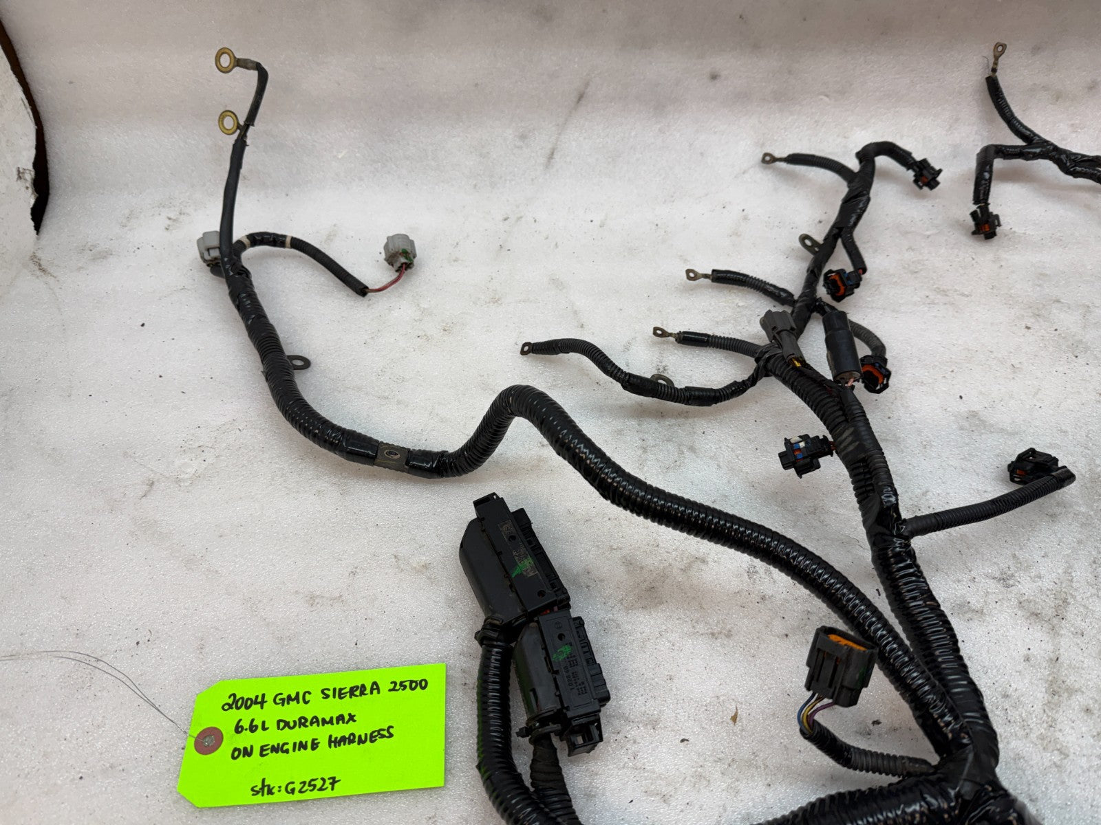 04 Chevrolet GMC 2500HD 3500HD DURAMAX 6.6 LLY DIESEL ENGINE WIRING LOOM HARNESS