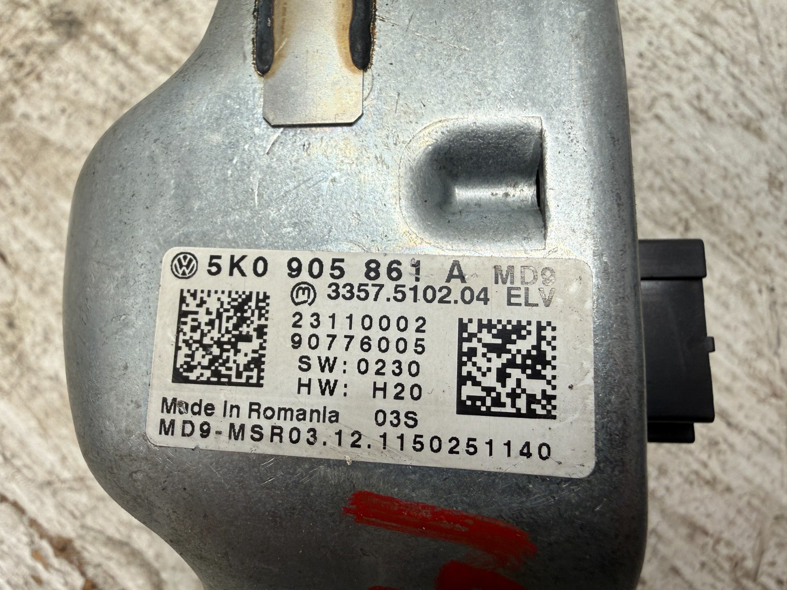 10-14 VOLKSWAGEN GOLF R MK6 2.0 6SP MATCHING KEY SET DME ECU IMMOBILIZER BCM