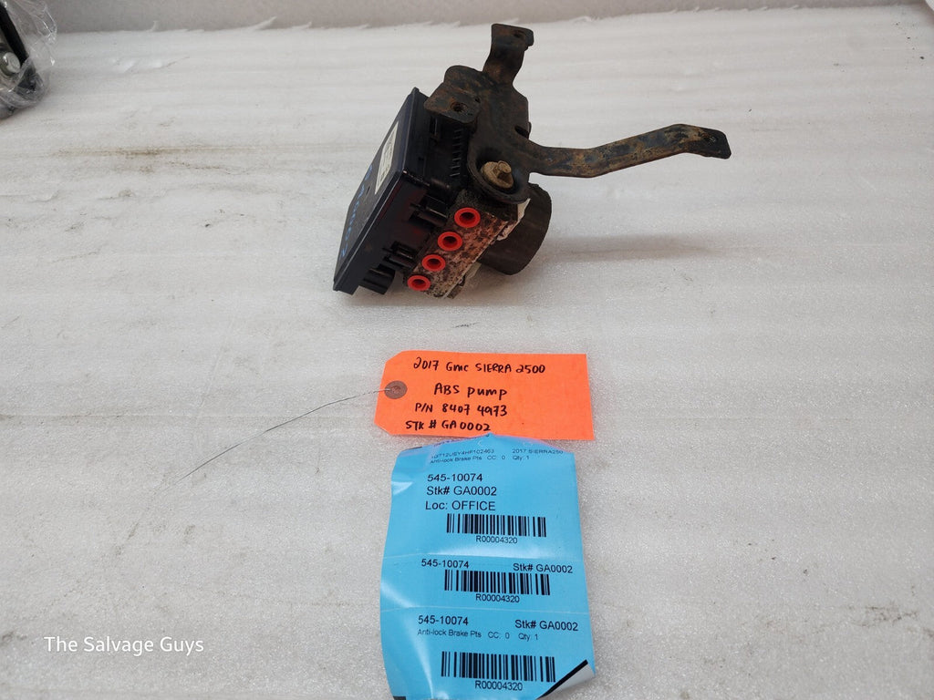 14-19 GMC SIERRA 2500HD 3500HD ABS ANTI LOCK BRAKE MODULE 84074973