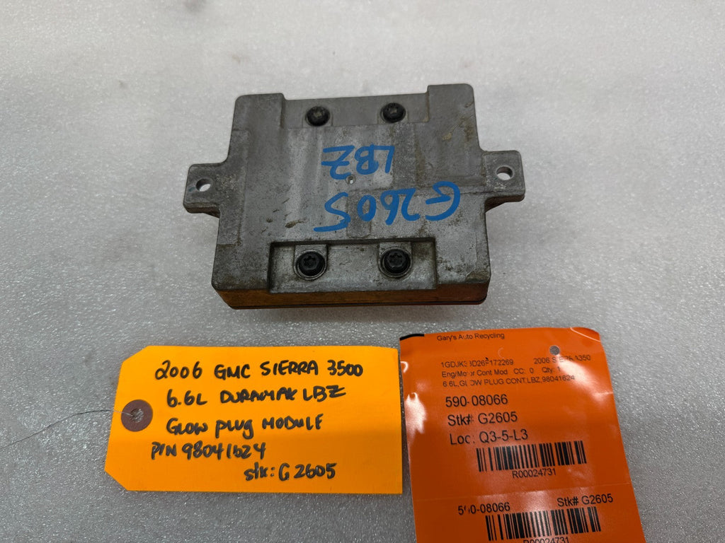 06 07 Chevrolet GMC 2500HD 3500 DURAMAX 6.6 LBZ GPM GLOW PLUG CONTROL MODULE