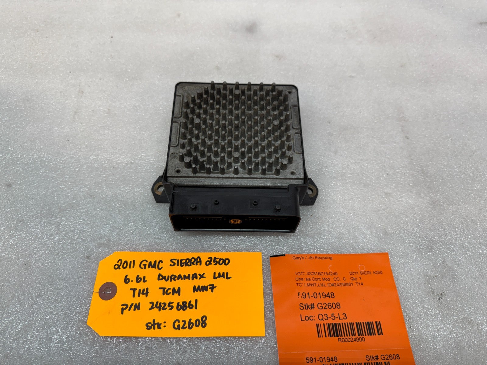 09-15 GMC SIERRA ALLISON T14A TRANSMISSION CONTROL MODULE TCM TCU 24256861