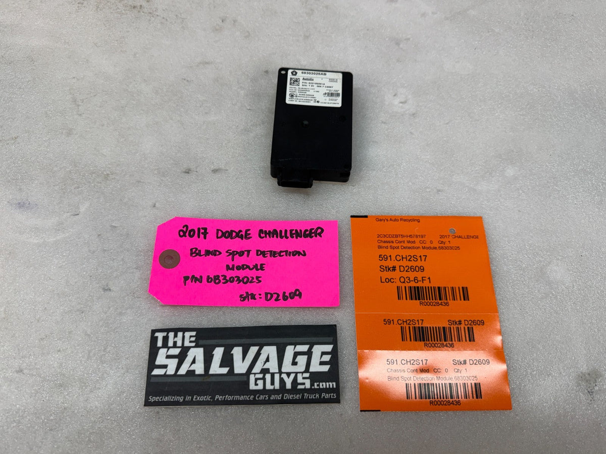 15-18 DODGE CHALLENGER SRT OEM LEFT RIGHT REAR BLIND SPOT SENSOR MODULE 68303025