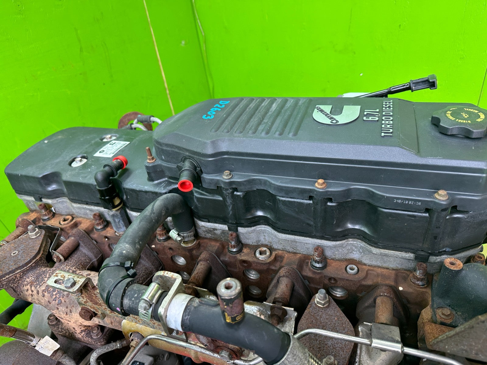 10 11 12 DODGE RAM 2500 3500 6.7 CUMMINS PDR TURBO DIESEL ENGINE MOTOR  STUDDED