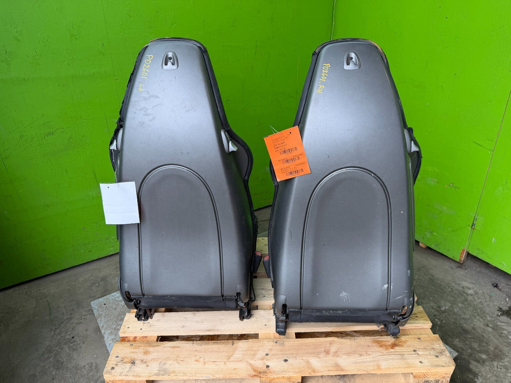 09 PORSCHE 997 911 LEFT RIGHT FRONT HEATED MANUAL SPORT SEATS 05-12