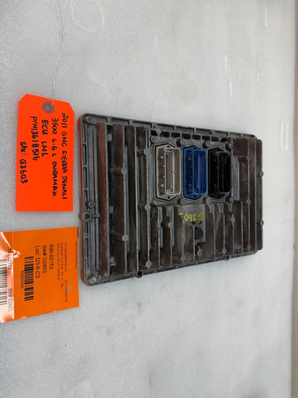 11-14 Chevrolet GMC 2500HD DURAMAX 6.6 LML OEM ENGINE COMPUTER ECU ECM 12618516