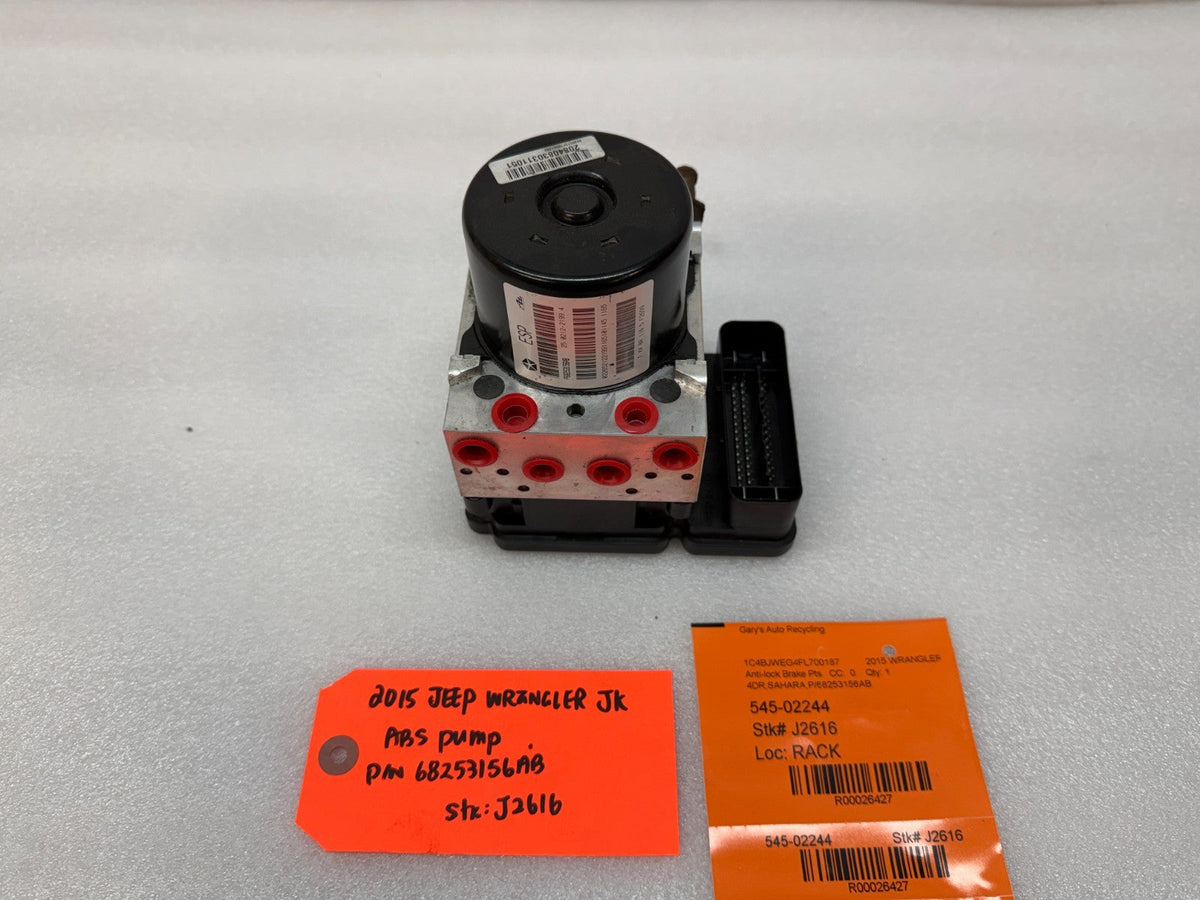 15 16 17 18 JEEP WRANGLER JK JKU OEM ABS ANTI LOCK BRAKE PUMP MODULE P68253156AB