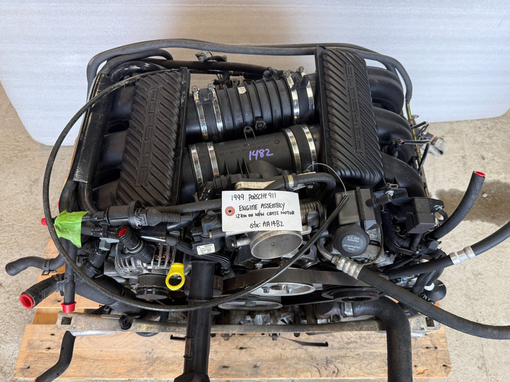 99 00 01 PORSCHE 911 996 3.4 COMPLETE REPLACEMENT ENGINE MOTOR W/ 12K  M96.01