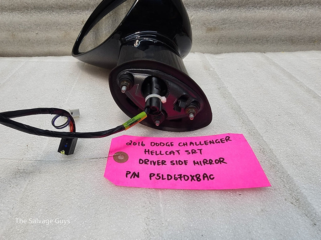 16 DODGE CHALLENGER HELLCAT SRT POWER LEFT SIDE MIRROR 15-19 2K!!!