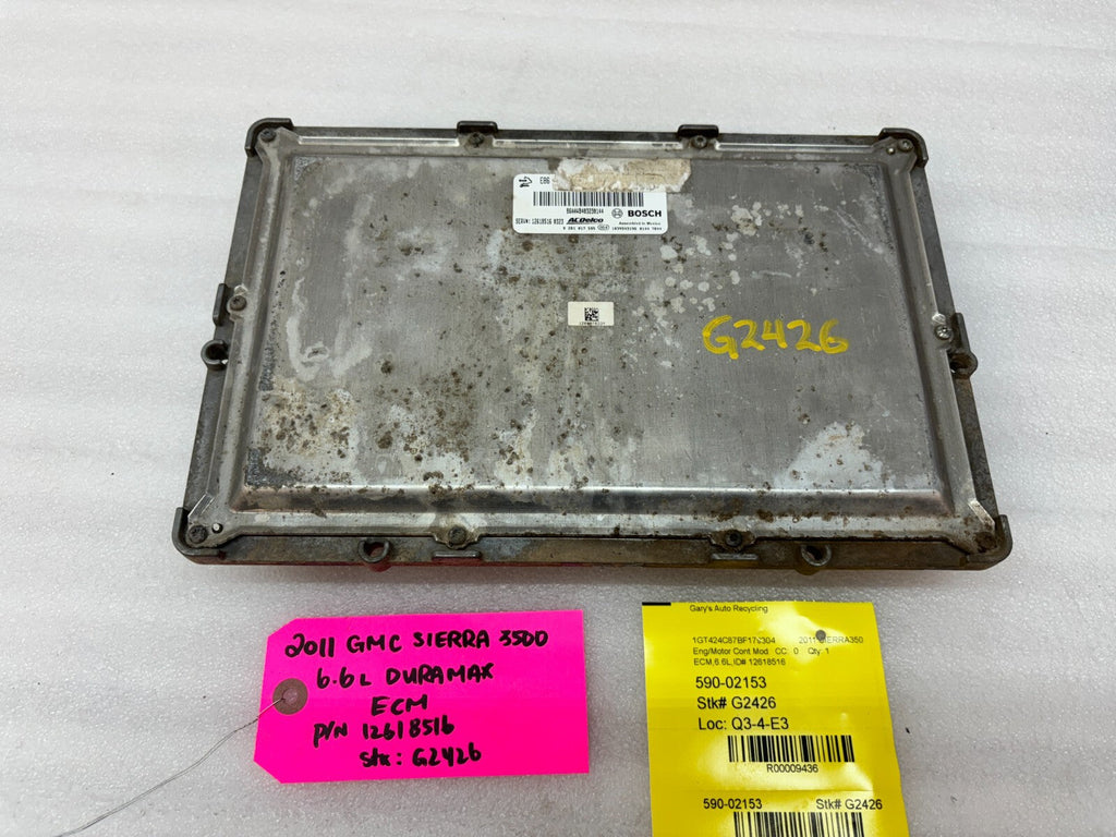 11-14 Chevrolet GMC 2500HD DURAMAX 6.6 LML OEM ENGINE COMPUTER ECU ECM 12618516