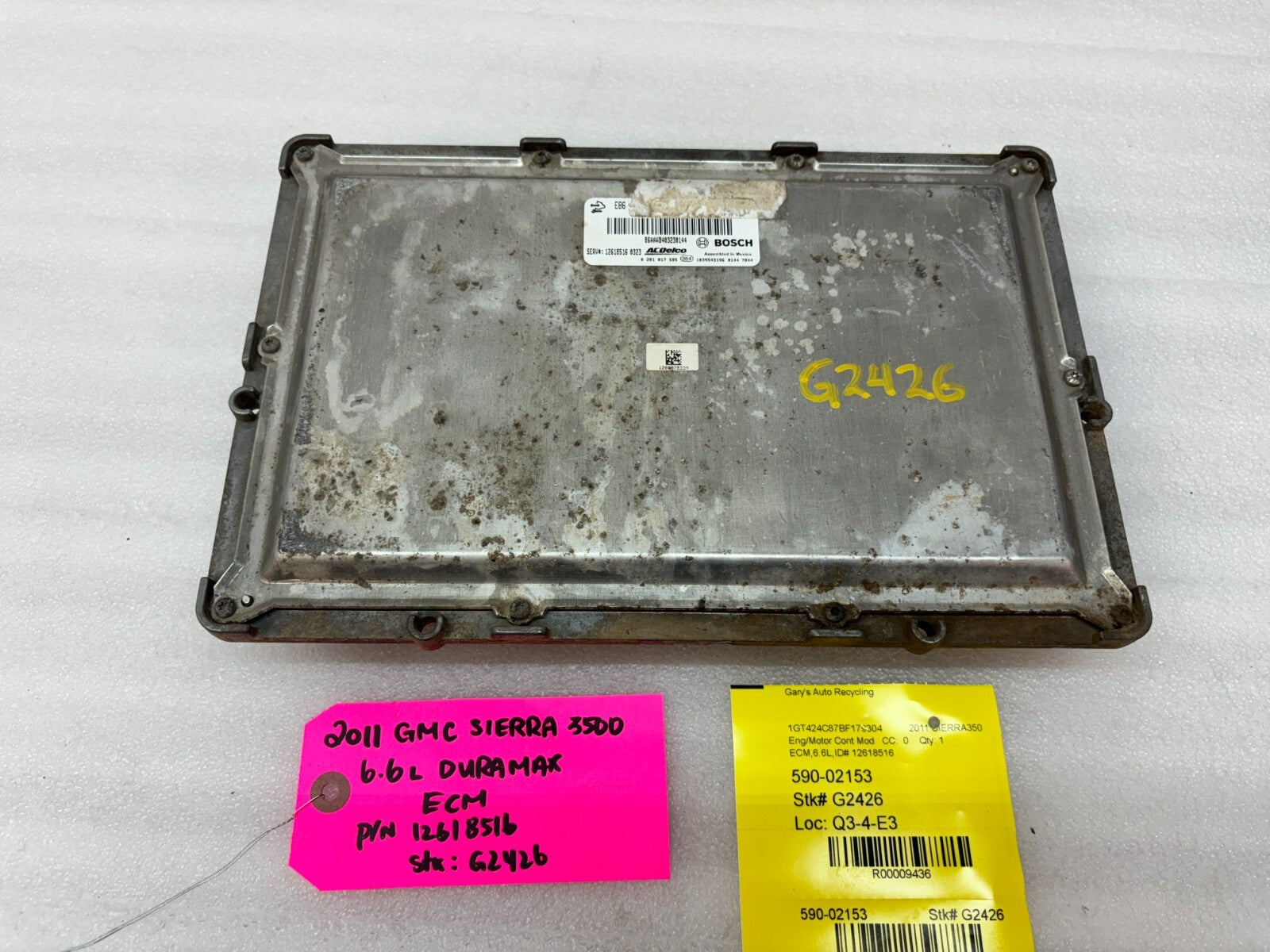 11-14 Chevrolet GMC 2500HD DURAMAX 6.6 LML OEM ENGINE COMPUTER ECU ECM 12618516