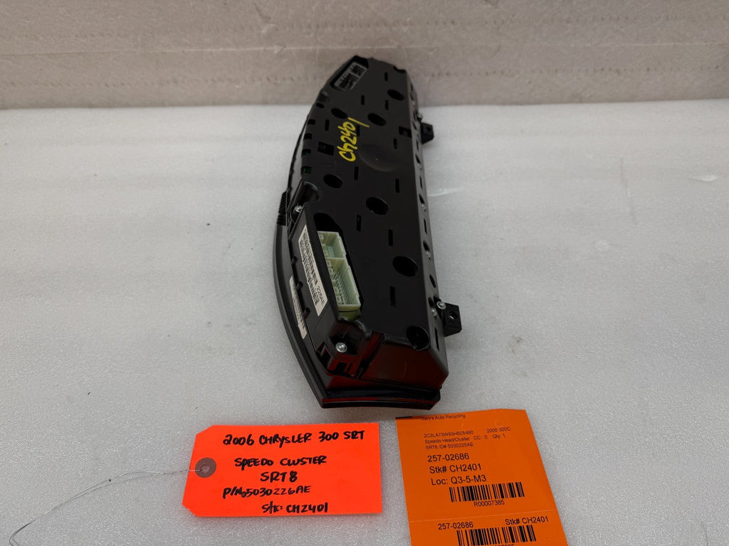 05 06 07 08 CHRYSLER 300 SRT-8 SRT 6.1 OEM METRIC GAUGE CLUSTER P05030226AE
