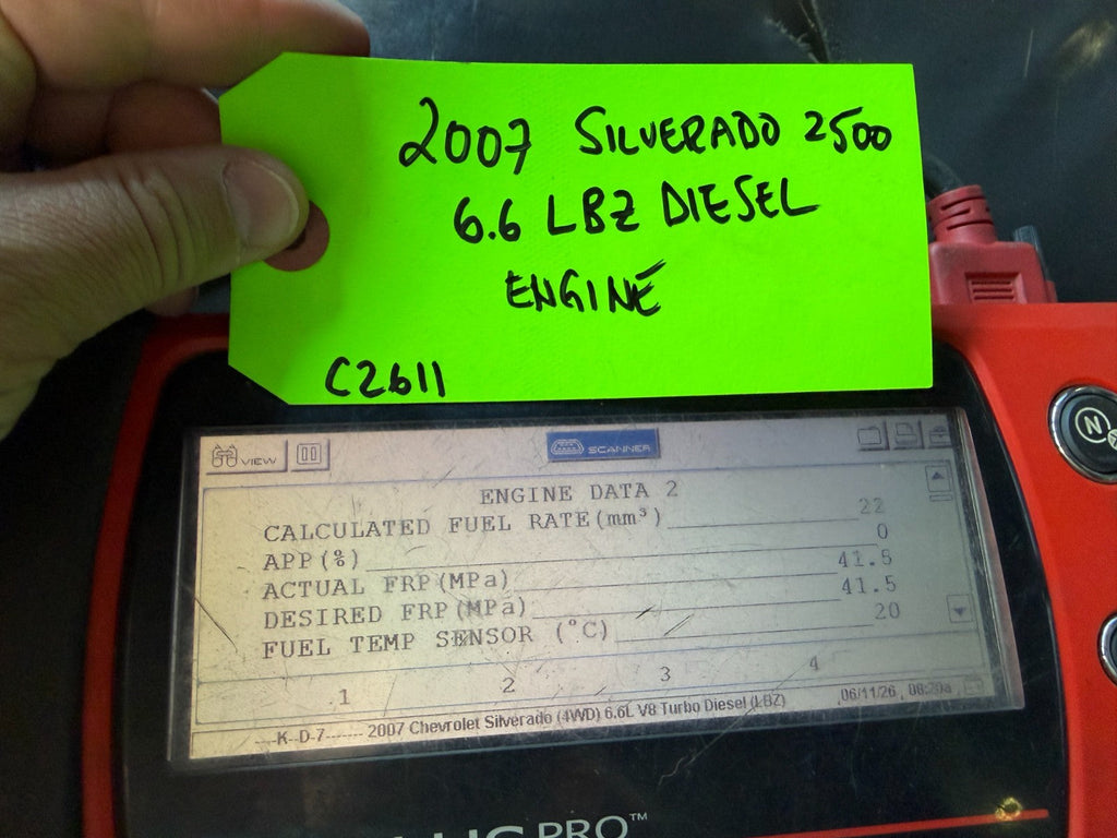 06 07 CHEVROLET GMC 2500 3500 6.6 LBZ DURAMAX DIESEL ENGINE MOTOR NO CORE!!