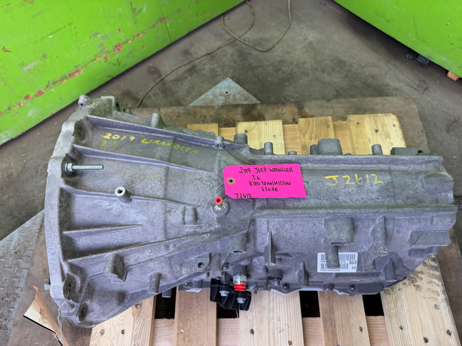 19 JEEP WRANGLER JL 3.6 850RE AUTOMATIC TRANSMISSION P68249553AB 18-26