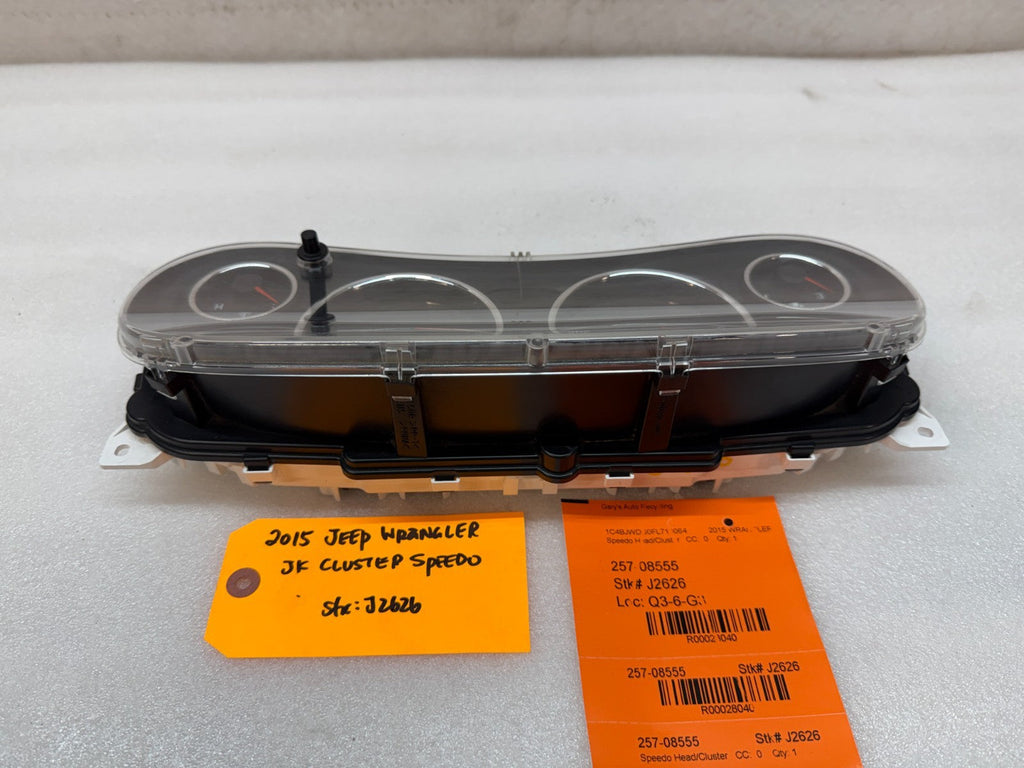 15 JEEP WRANGLER JK 3.6 METRIC SPEEDOMETER GAUGE CLUSTER 56054394AE 12-18