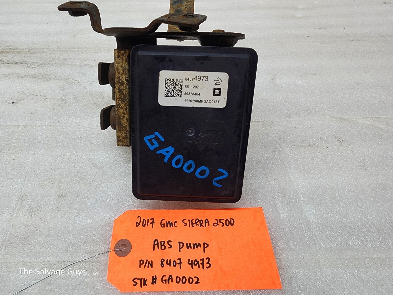 14-19 GMC SIERRA 2500HD 3500HD ABS ANTI LOCK BRAKE MODULE 84074973