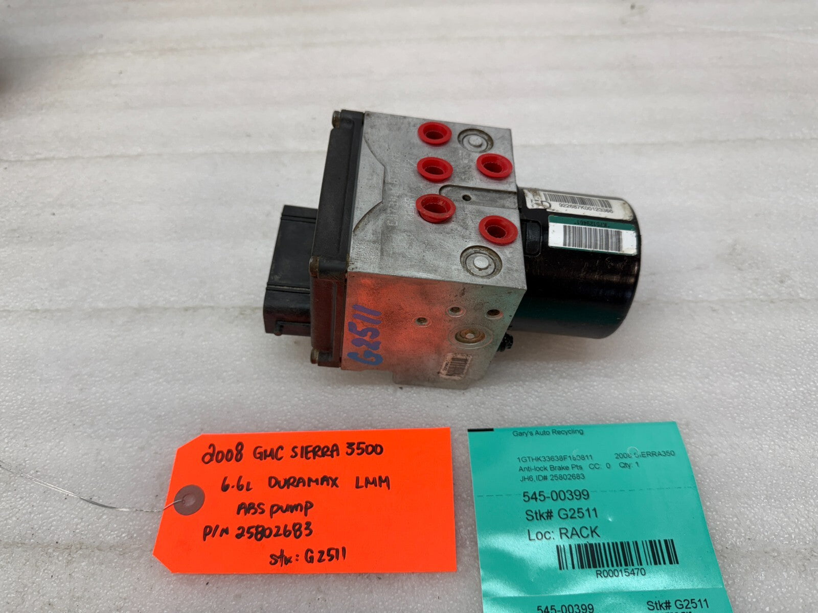 07-10 Chevrolet GMC 2500HD 3500 SIERRA ABS ANTI LOCK BRAKE PUMP 25802683