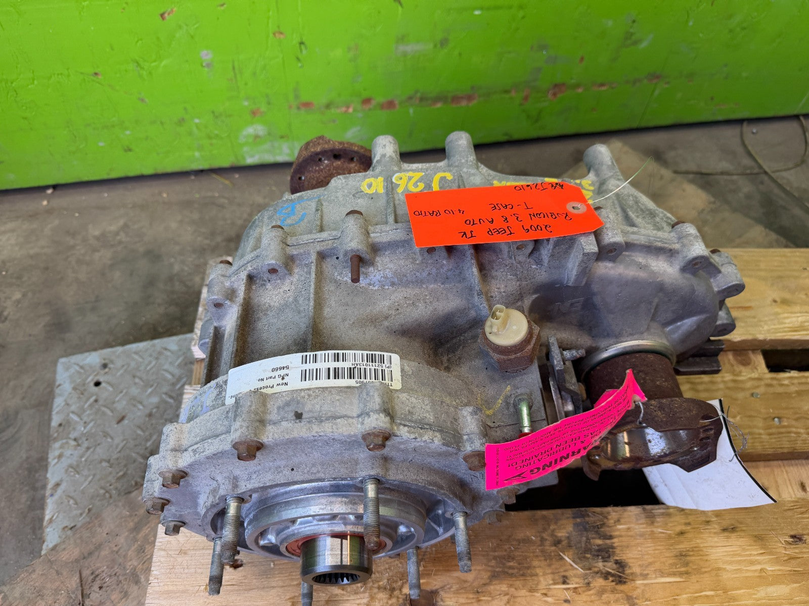 07-18 JEEP WRANGLER JK RUBICON 4.1 ROCK-TRAC TRANSFERCASE P52111013AH