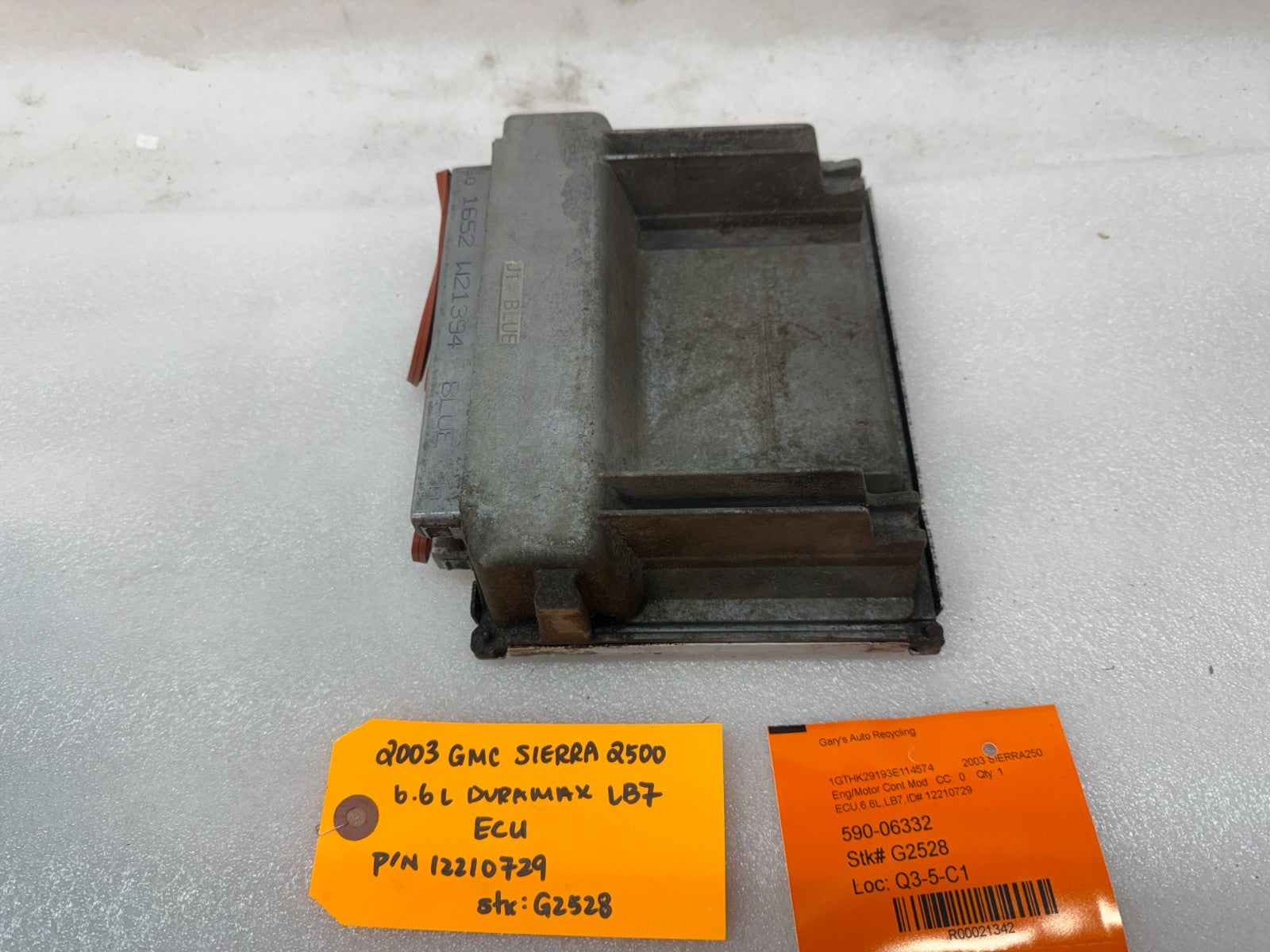 01-04 Chevrolet GMC 2500HD DURAMAX 6.6 LB7 ECM ECU ENGINE COMPUTER 12210729