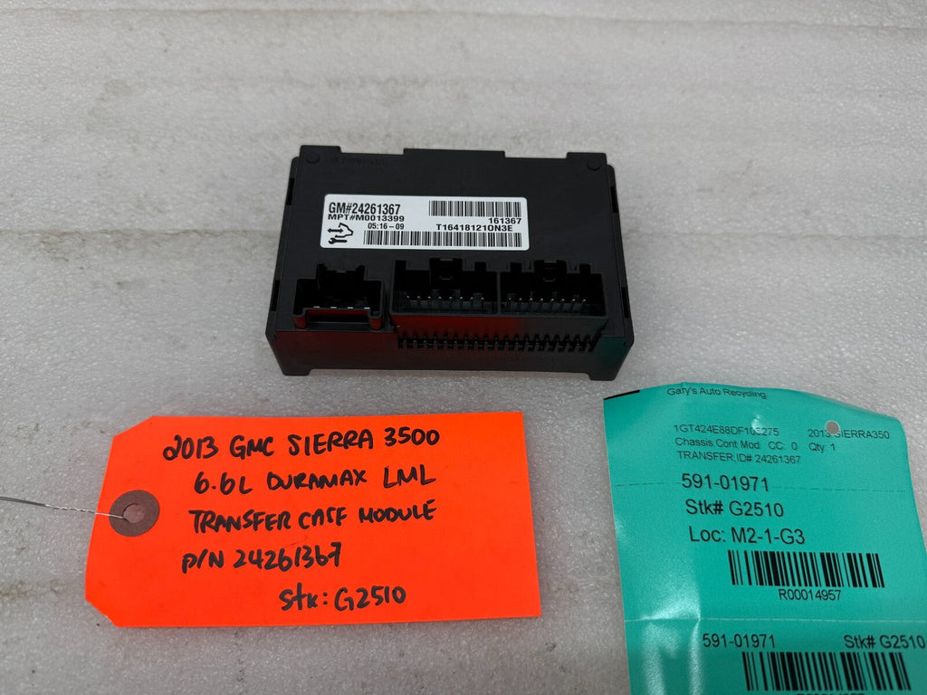 07-14 GMC SIERRA 2500HD 3500 TRANSFER CASE CONTROL MODULE TCCM 24261367
