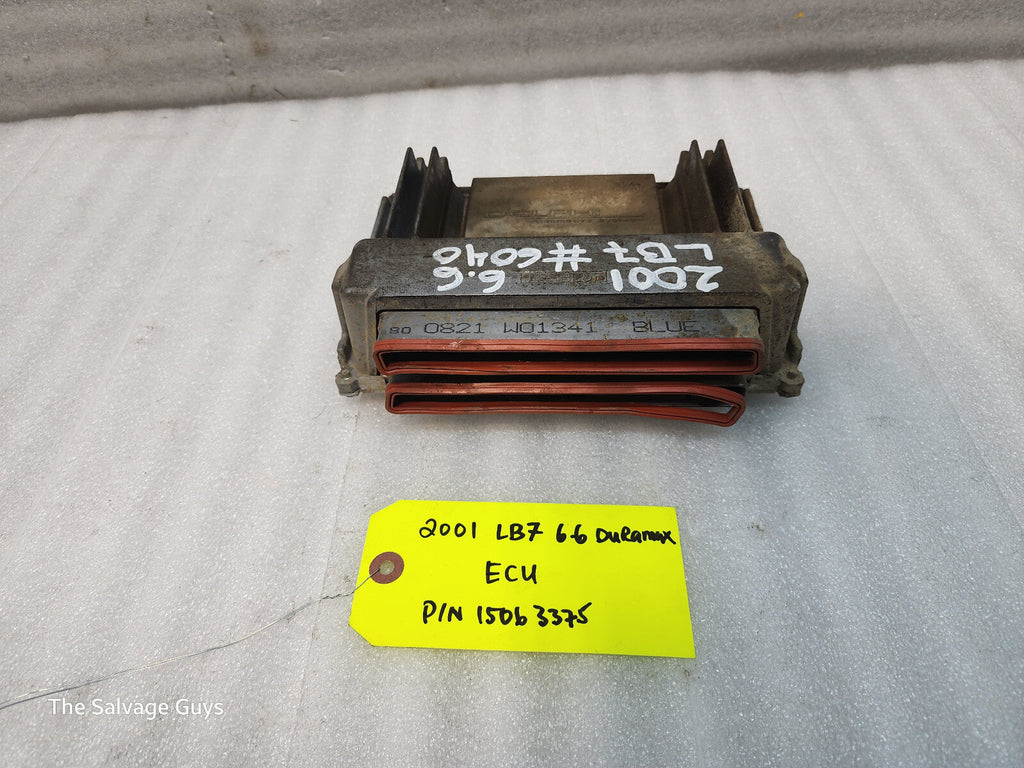 01-04 Chevrolet GMC 2500HD DURAMAX 6.6 LB7 ECM ECU ENGINE COMPUTER 15063375