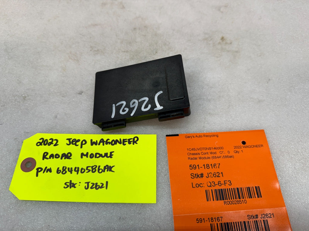 21-25 Jeep Wagoneer Grand Cherokee Front Radar Sensor Module 68440586AK 24K