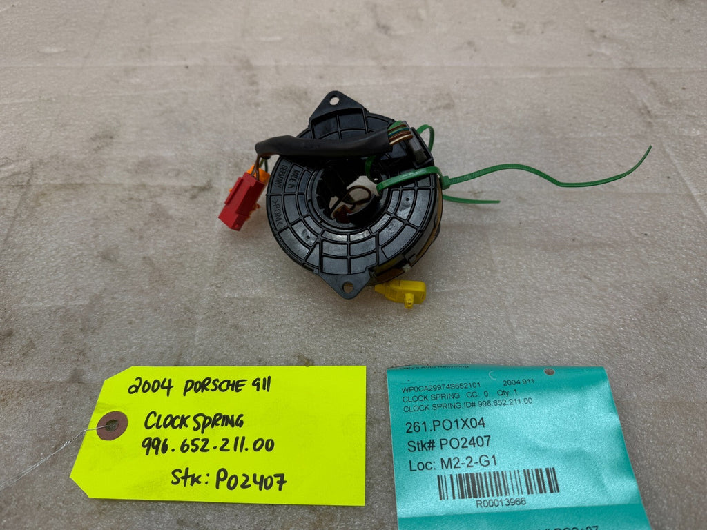 99-05 PORSCHE CARRERA 911 996 CLOCKSPRING ASSEMBLY MANUAL 99665221100