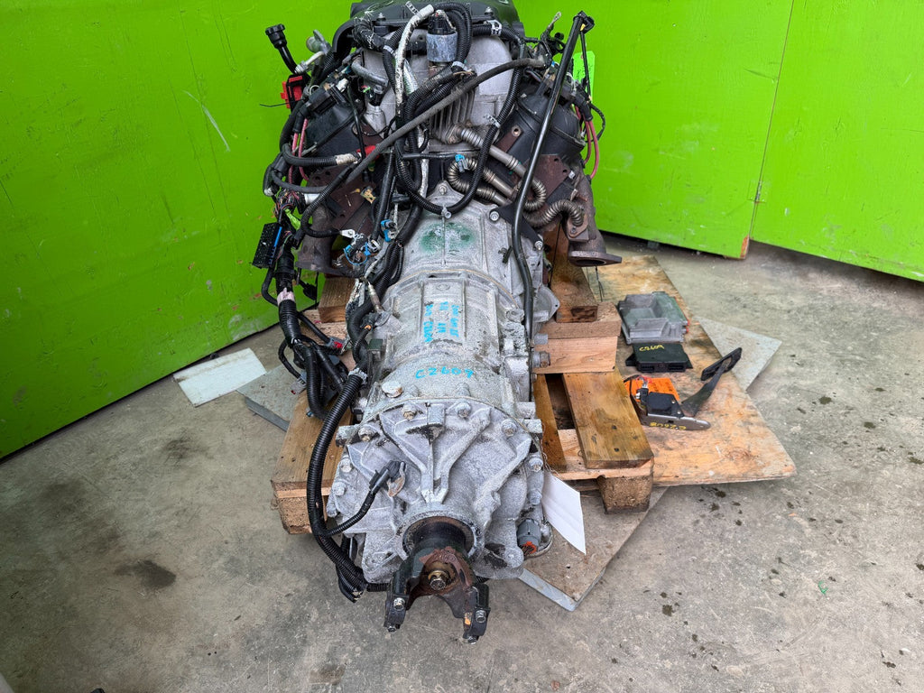 01-03 CHEVROLET GMC 8.1 VORTEC ALLISON 2WD ENGINE TRANSMISSION COMPLETE SWAP