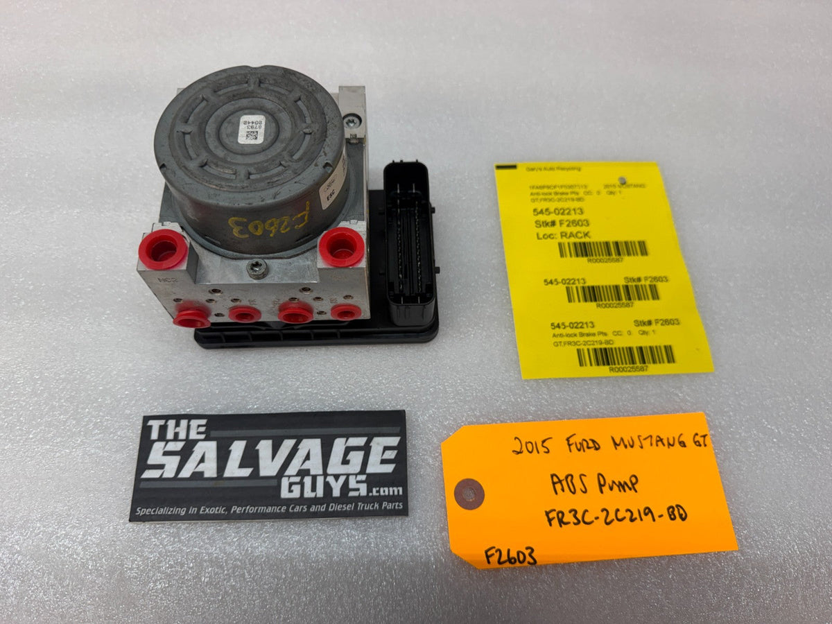 15 FORD MUSTANG GT ABS ANTI LOCK BRAKE PUMP MODULE FR3C-2C219-BD