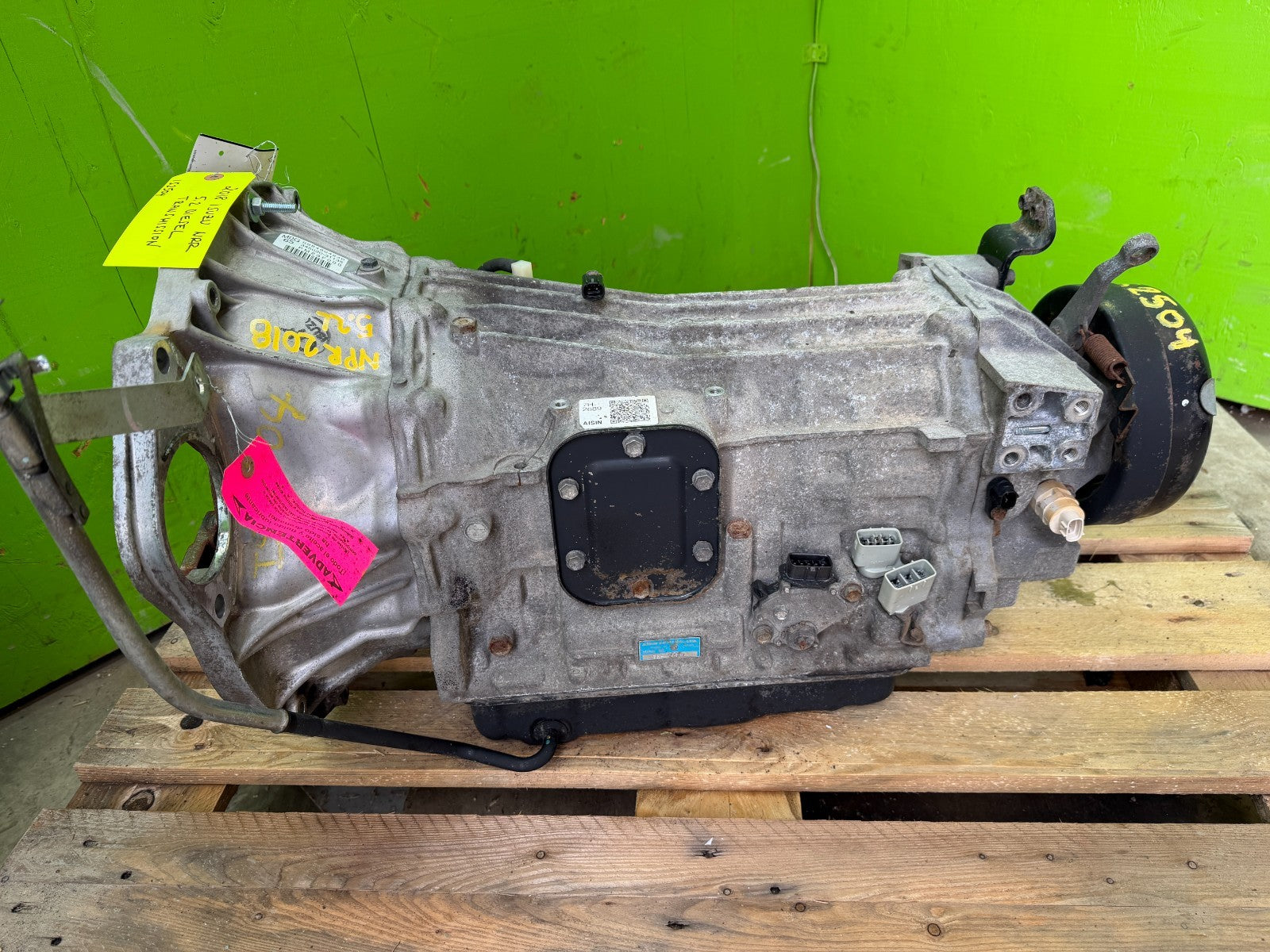 18 ISUZU NRR NPR NQR 5.2 AISIN AUTOMATIC TRANSMISSION 4HK1-TC 68k