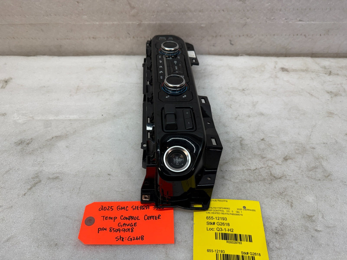 24 25 Chevrolet GMC 3500hd SIERRA DASH HEATER AC CONTROL PANEL 85099018