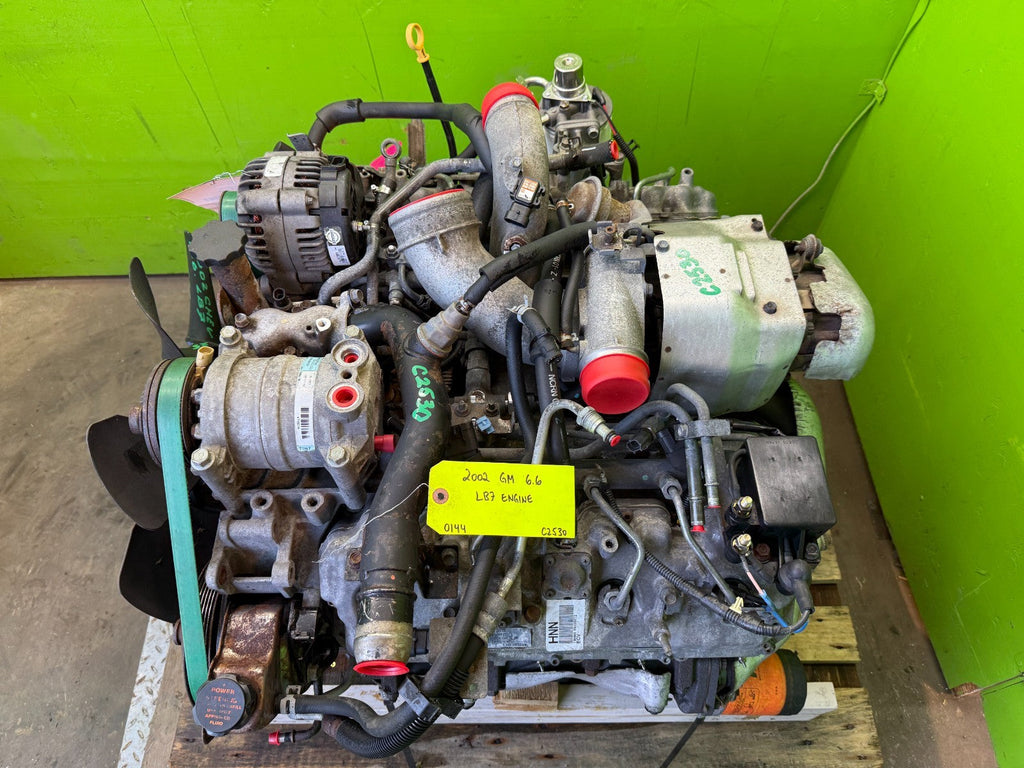 01-04 CHEVROLET GMC 2500 3500 6.6 LB7 DURAMAX DIESEL ENGINE MOTOR NO CORE!!