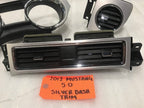 12 FORD MUSTANG 5.0 GT OEM SILVER ALUMINUM INTERIOR DASH TRIM 11 12 13 14
