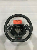 16-21 CHEVROLET CAMARO SS RS ZL1 BLACK LEATHER STEERING WHEEL AUTOMATIC 84449662