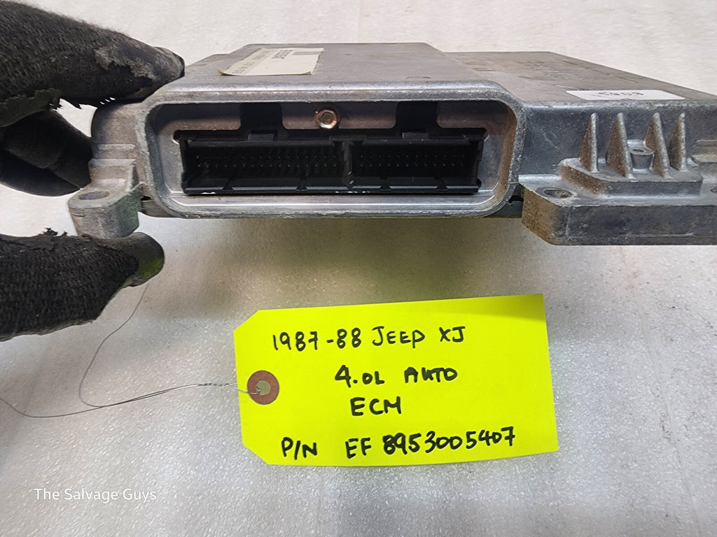 87-90 JEEP CHEROKEE XJ MJ 4.0 AUTOMATIC ENGINE MOTOR ECM ECU EF8953005407