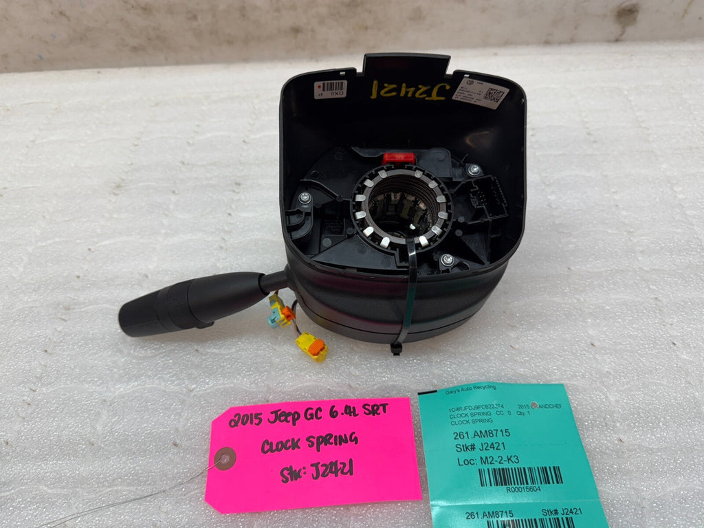 14 15 JEEP GRAND CHEROKEE SRT WK2 OEM CLOCKSPRING STEERING COLUMN SIGNAL SWITCH