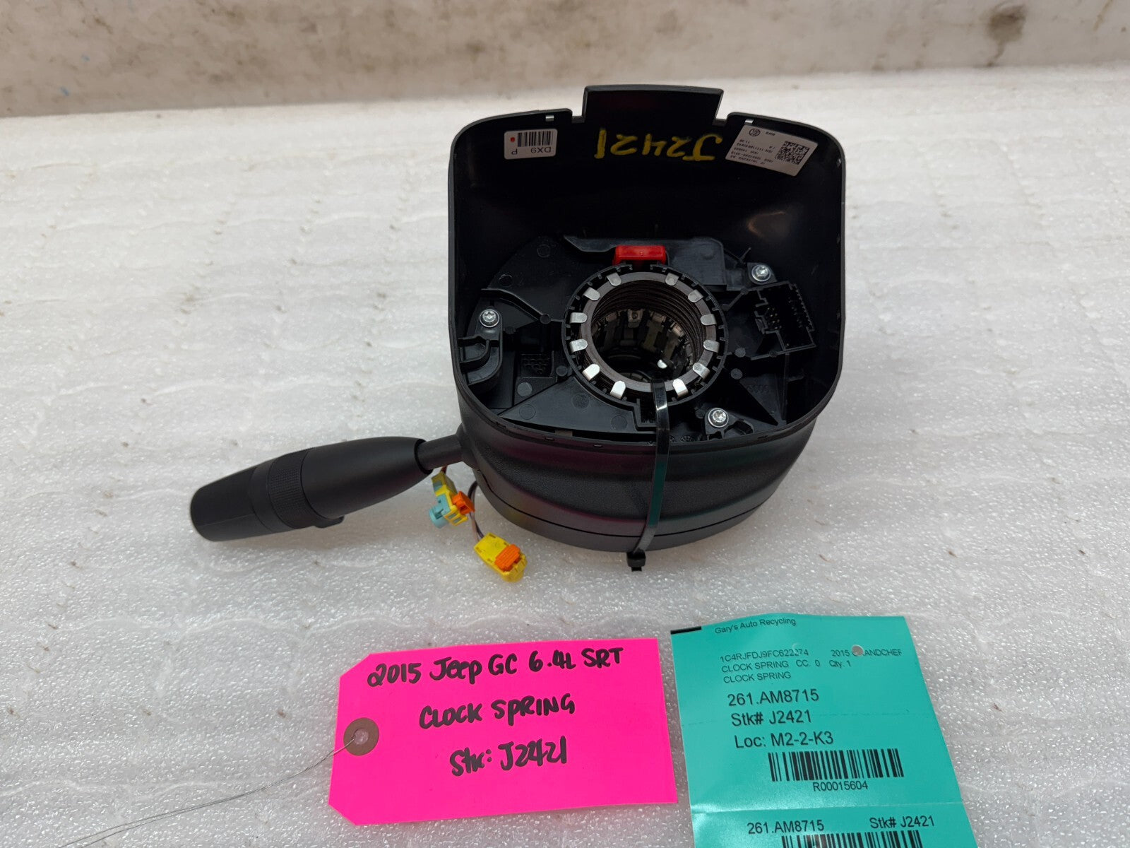 14 15 JEEP GRAND CHEROKEE SRT WK2 OEM CLOCKSPRING STEERING COLUMN SIGNAL SWITCH