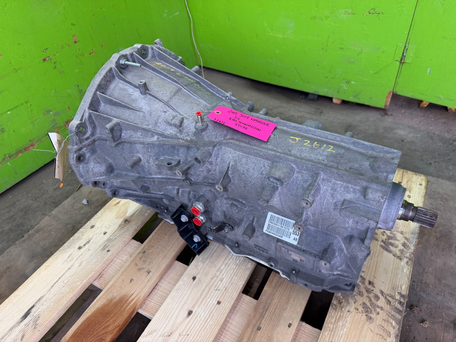 19 JEEP WRANGLER JL 3.6 850RE AUTOMATIC TRANSMISSION P68249553AB 18-26