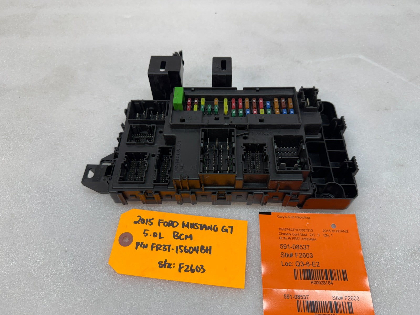 15-17 FORD MUSTANG 5.0 S550 BCM BODY CONTROL MODULE FR3T-15604BH
