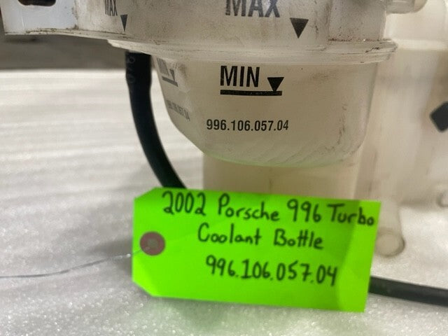 02 PORSCHE 996TT 996 997 OVERFLOW EXPANSION COOLANT TANK 99610605704 69K!