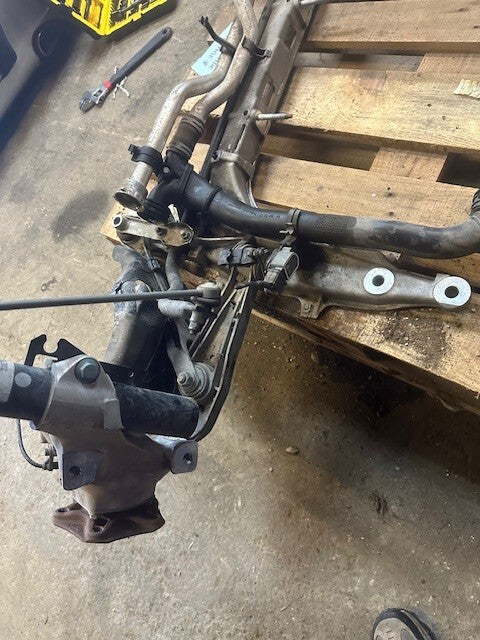 07-09 PORSCHE 997TT 997 TURBO LEFT FRONT SUSPENSION KNUCKLE KNEE SHOCK 13K!