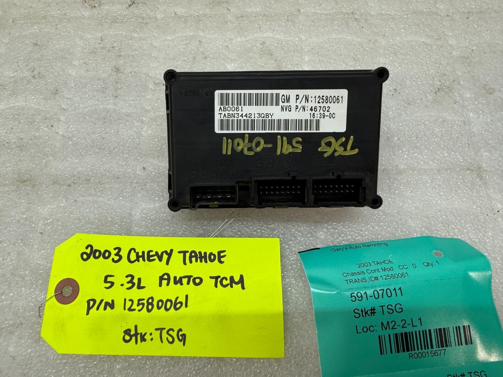 03 04 05 06 OEM GMC CHEV TAHOE 5.3L AUTOMATIC TRANSFER CASE CONTROL MODULE TCM