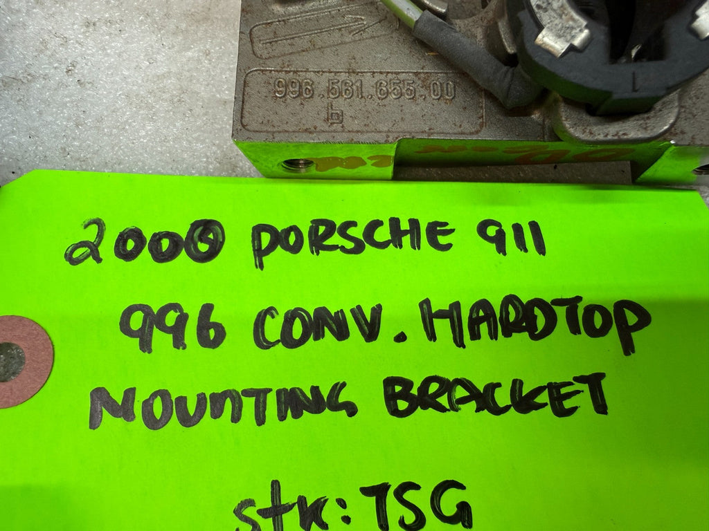 99-04 PORSCHE 996 CONVERTIBLE CABRIOLET ROOF REAR LATCH BRACKETS MOUNT HARD TOP