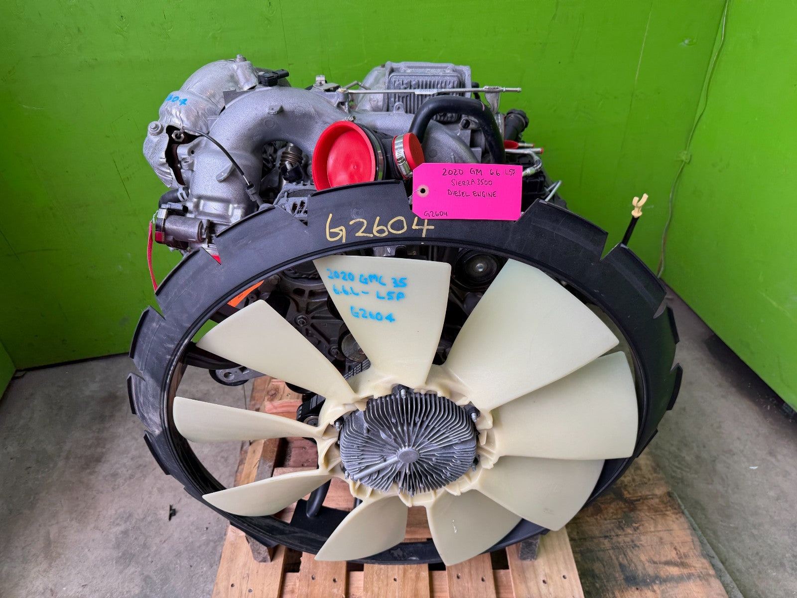 17-25 GMC SIERRA 2500HD 3500 DIESEL 6.6 L5P ENGINE MOTOR COMPLETE