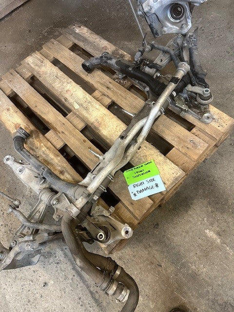 07-09 PORSCHE 997TT 997 TURBO LEFT FRONT SUSPENSION KNUCKLE KNEE SHOCK 13K!
